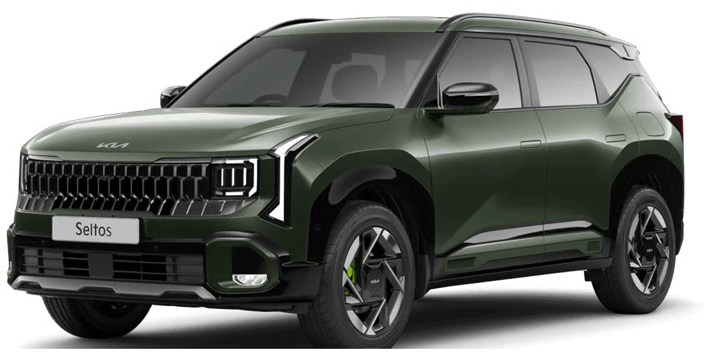 Kia Seltos Pewter Olive Color Car